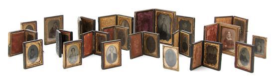 Appraisal: A Collection of Twenty-One Examples of Early Photography twelve of