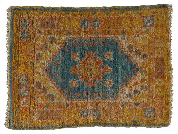 Appraisal: SMALL ANGORA OUSHAK RUG Turkey ca ' x ' cm