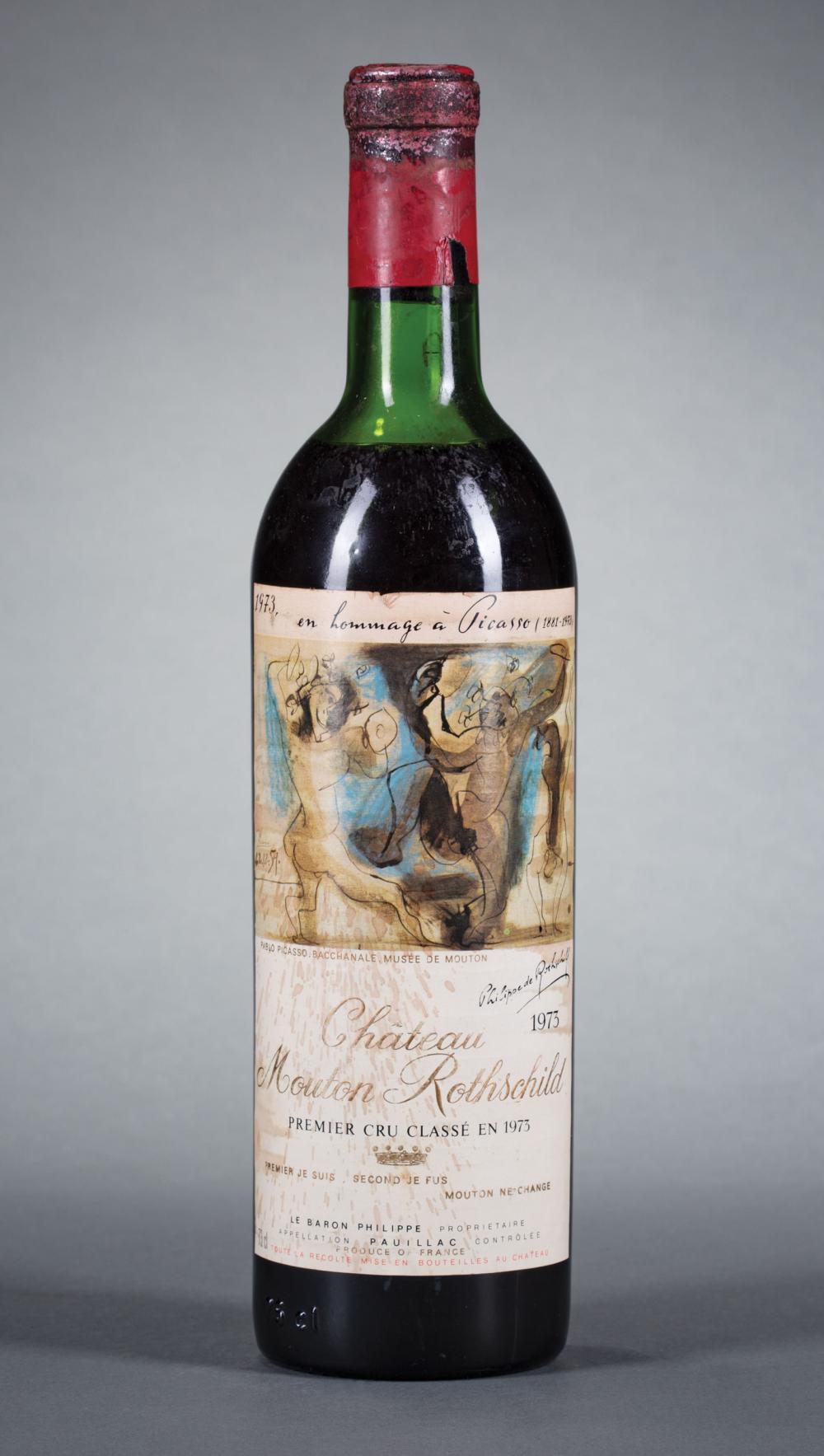 Appraisal: Mouton Rothschild Artist Label Series Ch teau Mouton Rothschild Pauillac