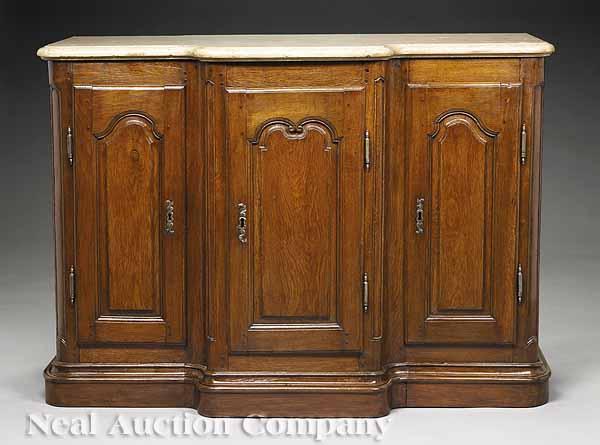 Appraisal: An Antique Louis XVI Carved Oak Buffet late th early