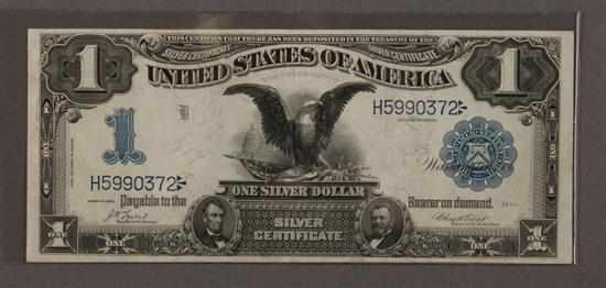 Appraisal: United States Silver Certificate Series of signed Lyons and Treat