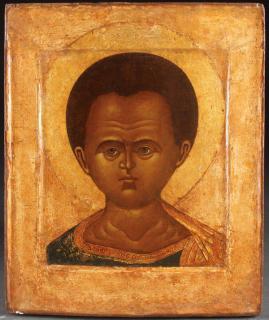 Appraisal: A FINE RUSSIAN ICON TH TH CENTURY A RUSSIAN ICON