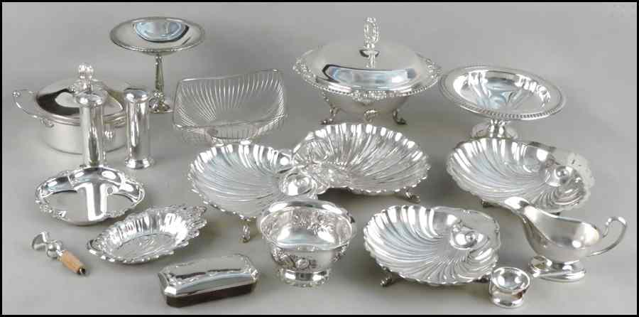 Appraisal: GROUP OF AMERICAN SILVERPLATE SERVING PIECES AND TABLE ARTICLES Comprising