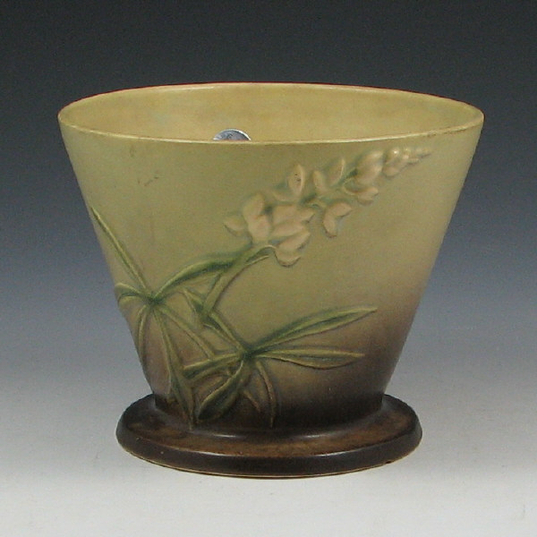 Appraisal: Roseville Wincraft PT Flower Pot w Trial Glaze Roseville Wincraft