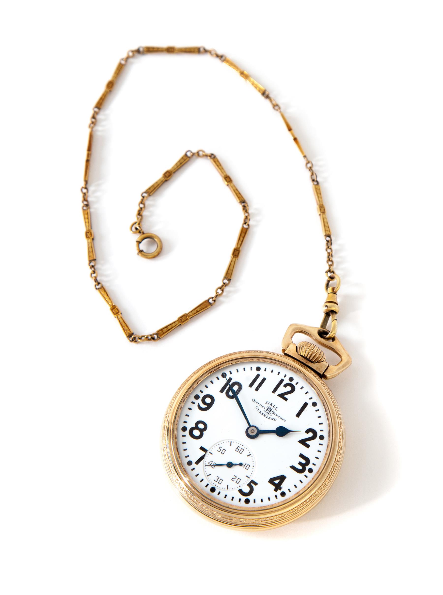 Appraisal: BALL WATCH CO OFFICIAL R R STANDARD POCKET WATCH WITH