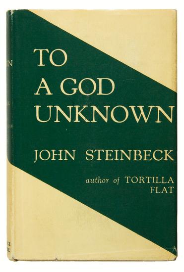 Appraisal: STEINBECK John - To a God Unknown New York Covici