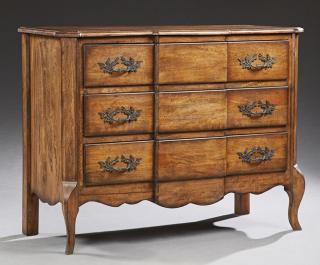 Appraisal: French Provincial Style Carved Mahogany Louis XV S French Provincial