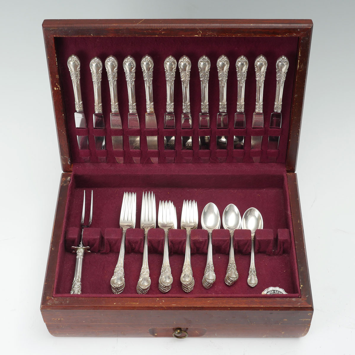 Appraisal: PC LUNT ''AMERICAN VICTORIAN'' STERLING FLATWARE Approx Troy ounces Sterling