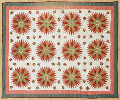 Appraisal: Mariner's star quilt late th c x