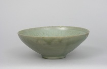 Appraisal: Celadon Bowl Song Dynasty Celadon glaze bowl with faint raised