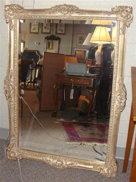 Appraisal: GILT FRAMED MIRROR h w in Provenance ANTIQUE CONTEMPORARY LEASING