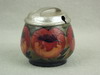 Appraisal: JAM POT - ENGLISH ART POTTERY JAM POT BY MOORCROFT