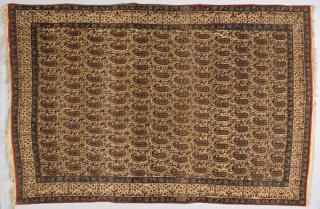 Appraisal: Persian Qum Carpet Persian Qum carpet ' L x '