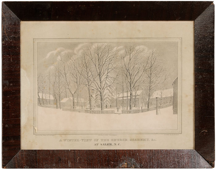 Appraisal: After Elias A Vogler Salem North Carolina - A Winter-View