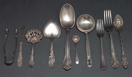 Appraisal: Assorted American and other sterling silver flatware and serving pieces