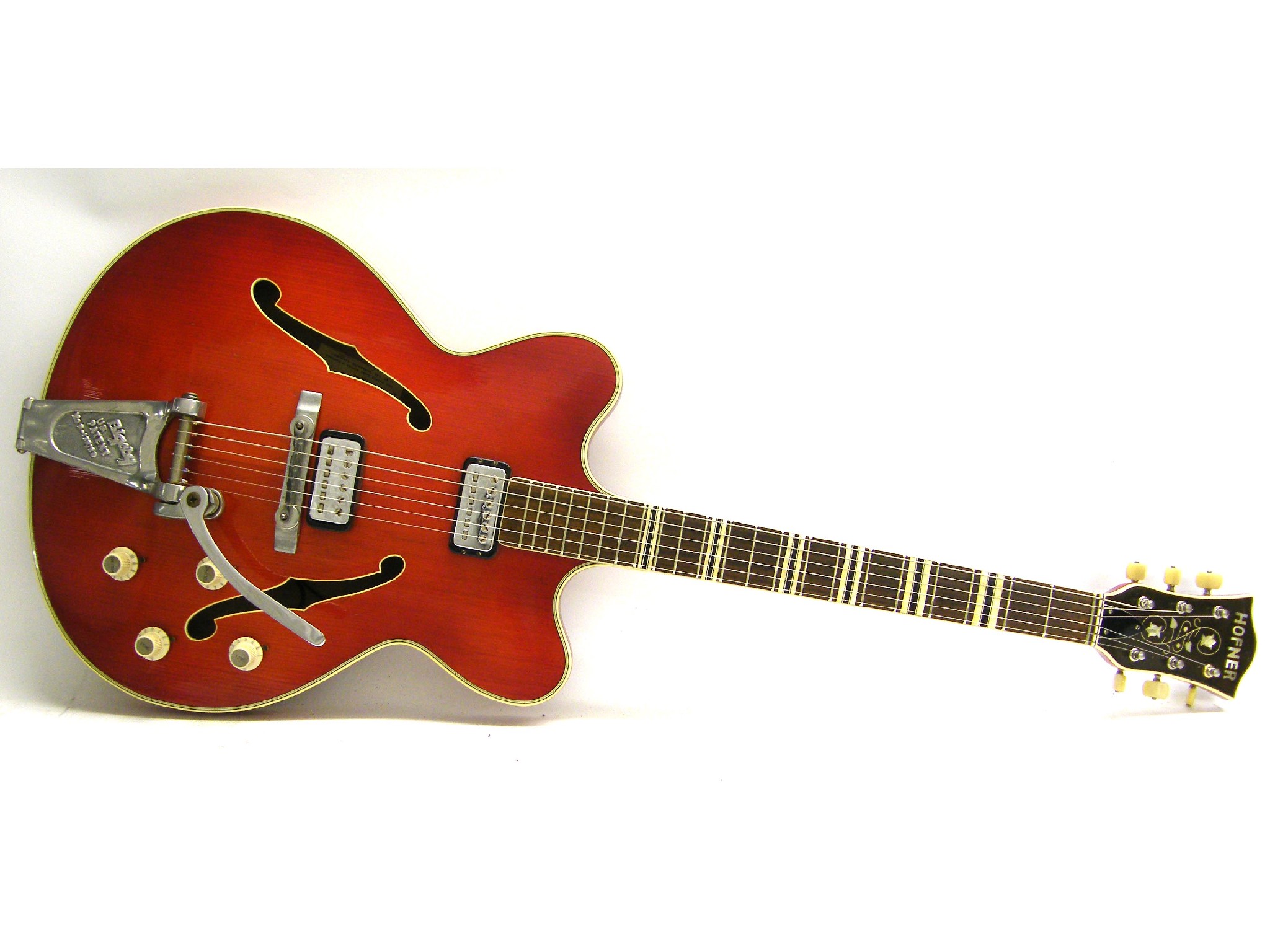 Appraisal: Hofner Verithin Bigsby hollow body electric guitar circa ser no