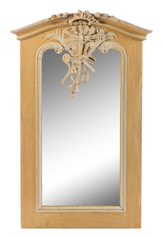 Appraisal: Sale Lot A Neoclassical Style Painted Overmantel Mirror th century