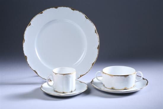 Appraisal: -PIECE ROSENTHAL PORCELAIN PARTIAL DINNER SERVICE Classic Rose pattern Including