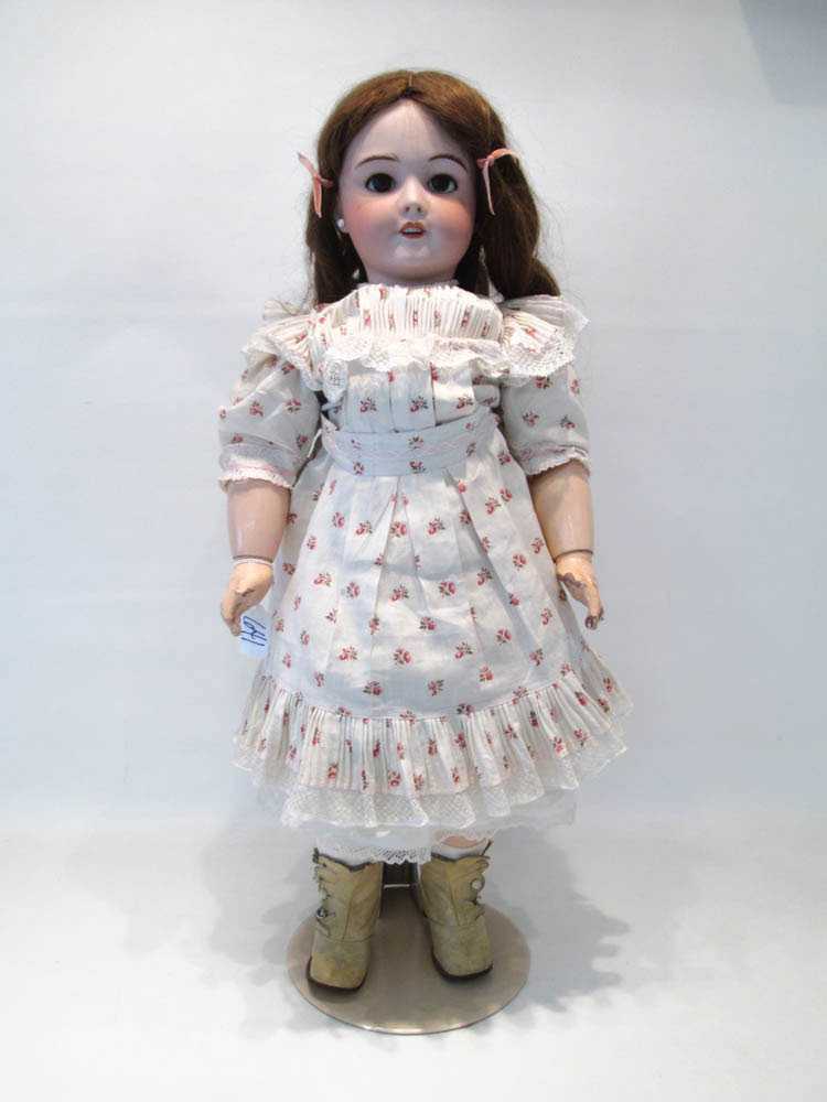 Appraisal: S F B J TETE JUMEAU CHILD DOLL bisque socket