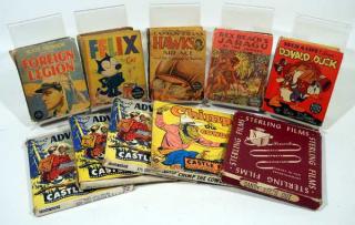 Appraisal: V Pcs Adventure Parade ANTIQUE BIG LITTLE BOOKS FILMS Castle