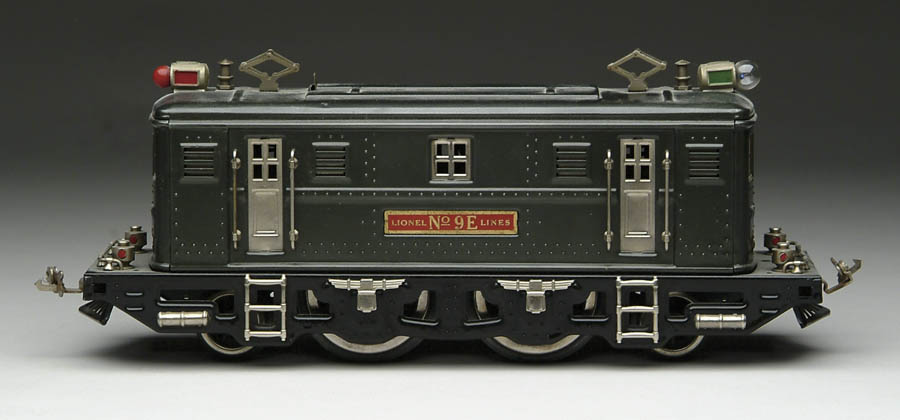 Appraisal: LIONEL STANDARD GAUGE NO E Electric outline locomotive Wheel alignment