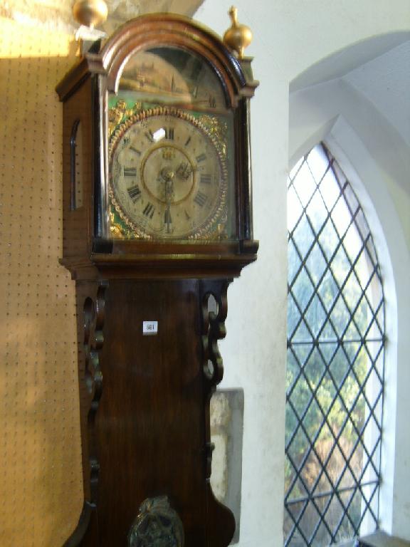 Appraisal: A th century Staar clock the three quarter length case