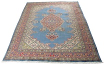 Appraisal: A Tabriz Dining Carpet ca early th Century Large oblong