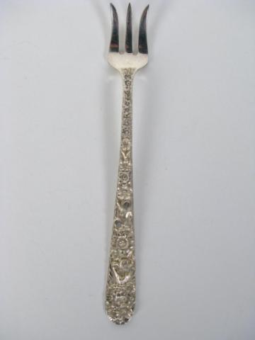 Appraisal: Twelve Kirk Sterling Repousse Seafood Forks