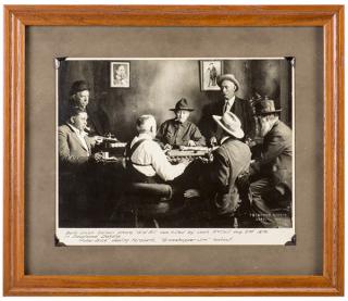 Appraisal: Vintage Poker Alice Photograph Lead S D Vintage Poker Alice