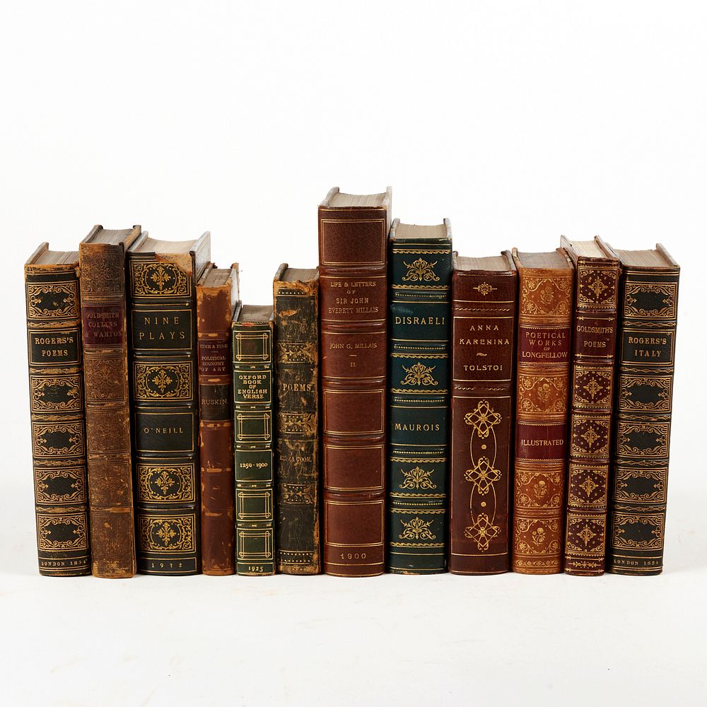 Appraisal: Grp th- th c Books Literature Poetry Group of twelve