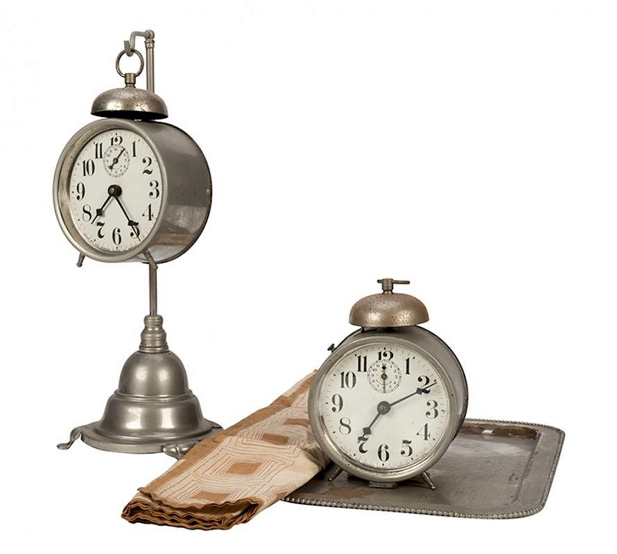 Appraisal: Vanishing Alarm Clock Vanishing Alarm Clock American ca A nickel-plated