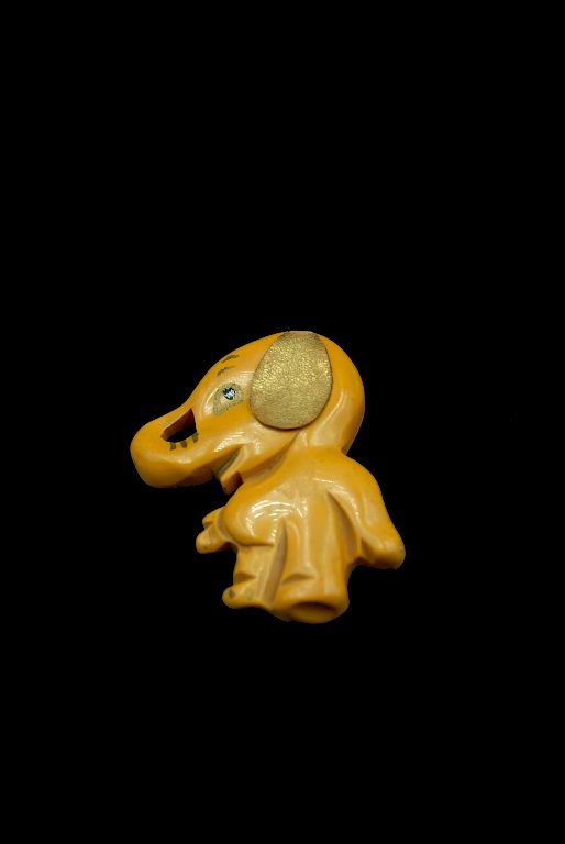 Appraisal: Bakelite Martha Sleeper Baby Elephant Pin Bakelite Martha Sleeper Baby