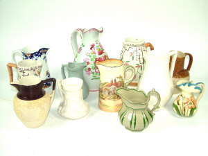 Appraisal: Collection of thirty one jugs to include a Copeland jug