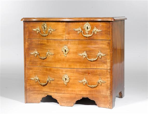 Appraisal: SMALL CHEST OF DRAWERS Baroque Switzerland probably th th cent