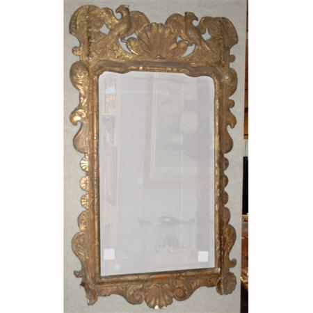 Appraisal: Georgian Style Gilt-Wood Mirror Estimate -