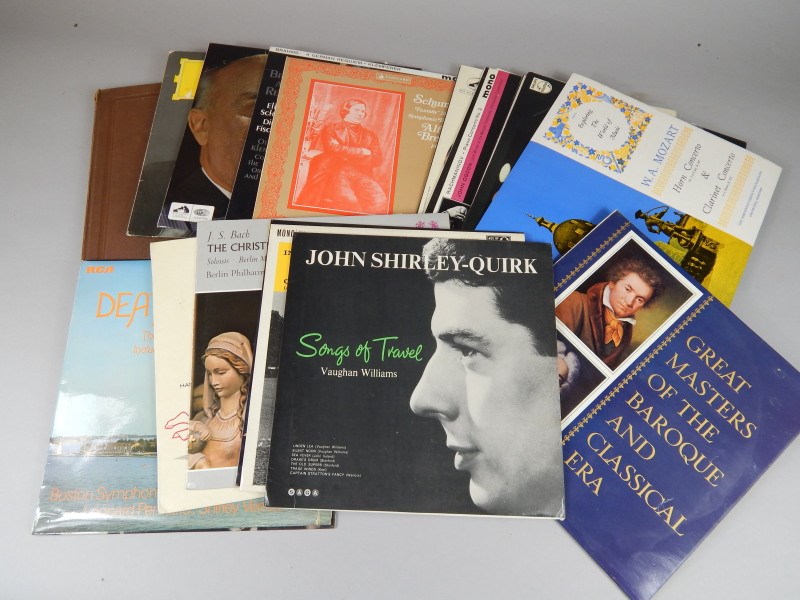 Appraisal: Various classical records to include John Shirley Quirk Songs of