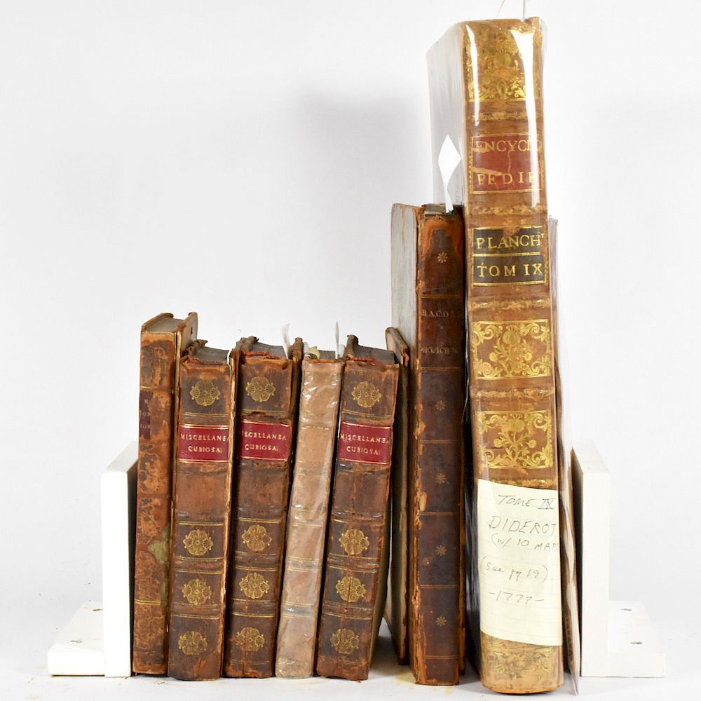 Appraisal: Grp Early Science Books Group of six early science books