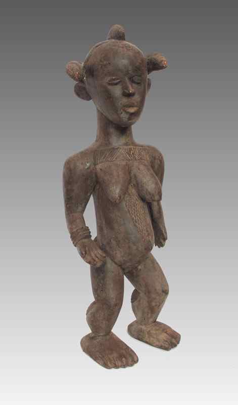 Appraisal: AFRICAN IVORY COAST DAN FIGURE '' x '' x ''CONDITION