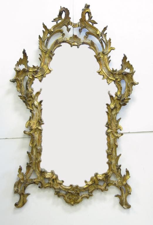 Appraisal: A large gilt framed rococo Wall Mirror with scrolled foliate