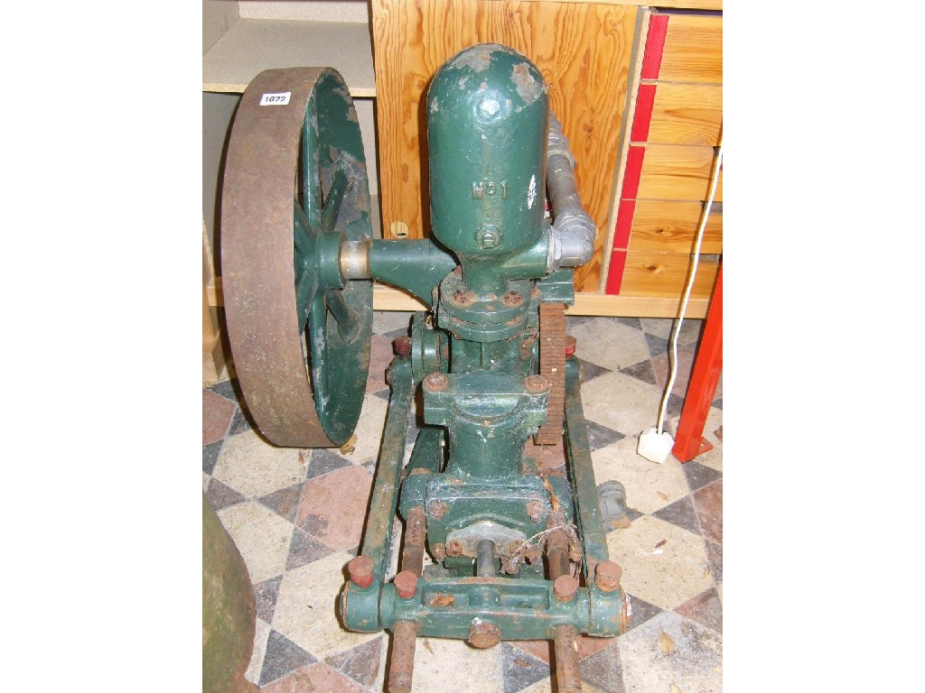 Appraisal: A Lister number one water pump