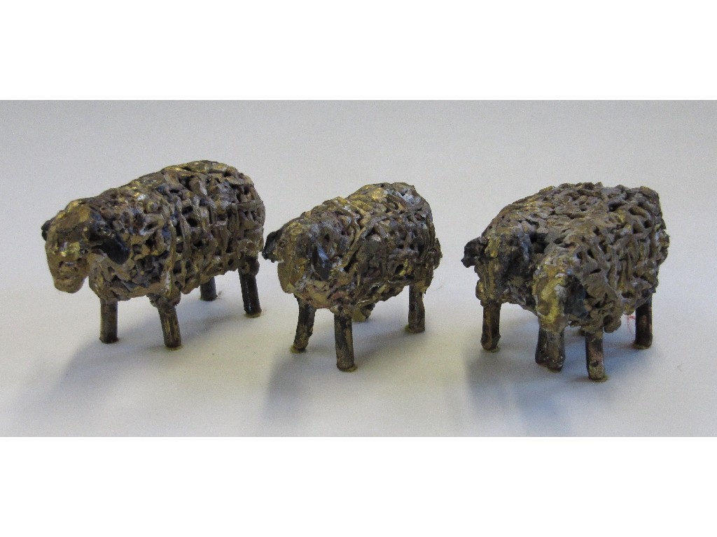 Appraisal: Wendy Jennifer Ross - Sculpture bronze sheep