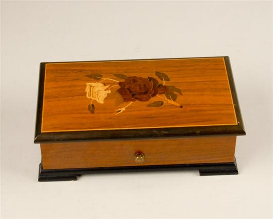 Appraisal: A Swiss Thorens Music Box L 's- 's cylinder operated