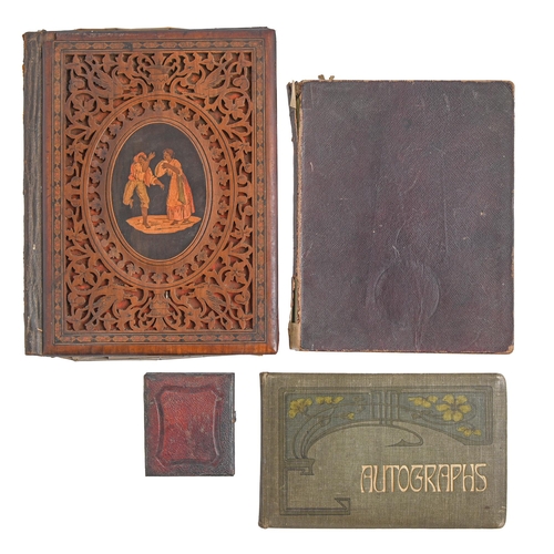 Appraisal: A Victorian commonplace book illustrated with pencil and watercolour drawings