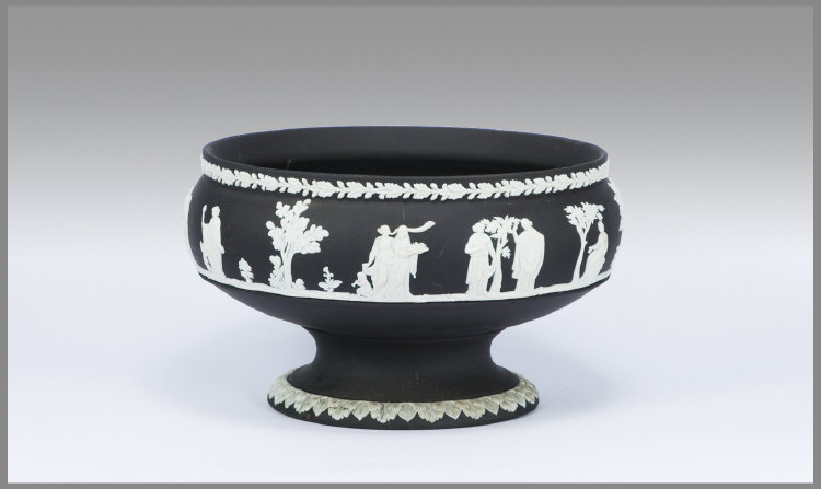 Appraisal: Wedgwood Black Jasper Imperial Bowl