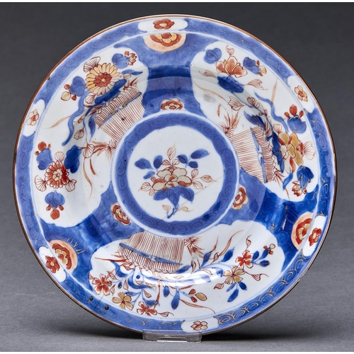 Appraisal: A Chinese Imari plate th c cm diam and another