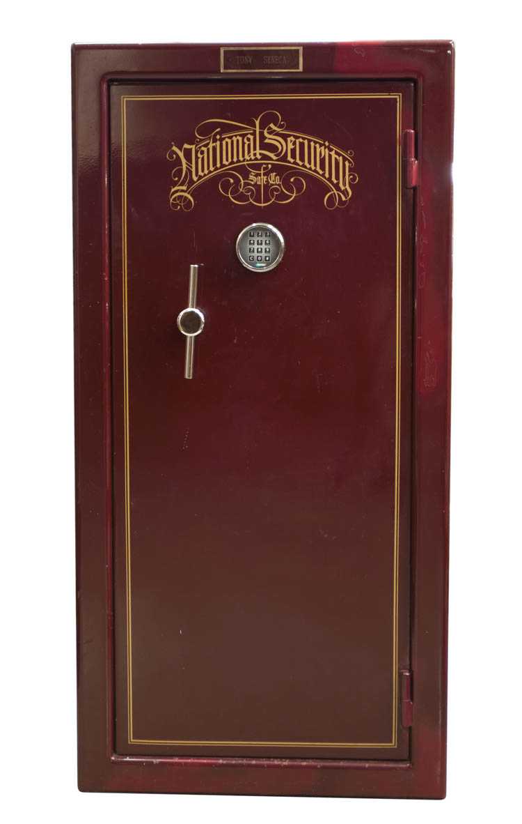 Appraisal: GUN FLOOR SAFE National Security Safe Co single door model