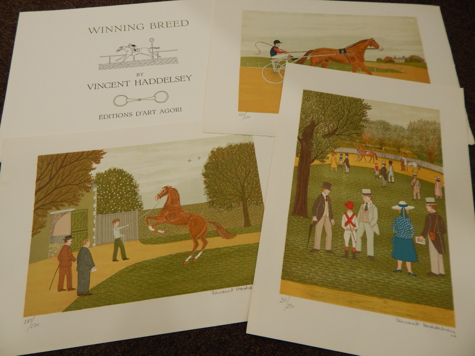 Appraisal: Vincent Haddelsey - Winning Breed artist signed edition numbered