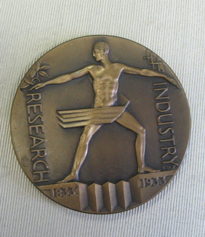 Appraisal: A Century of Progress Bronze Medallion designed by Emil Robert