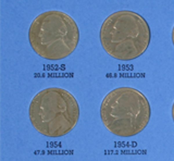 Appraisal: Nickel Books Jefferson - Missing -S and Buffalo Nickels