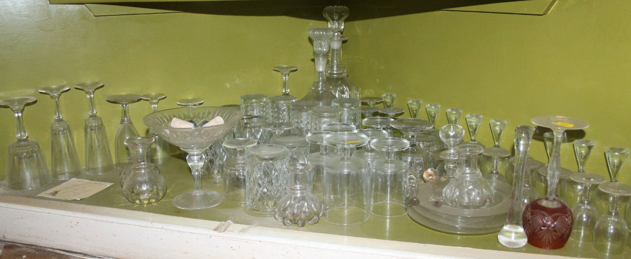 Appraisal: Victorian and later glassware including mixed table glass tazze eye